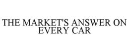 THE MARKET'S ANSWER ON EVERY CAR trademark