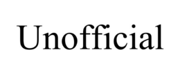 UNOFFICIAL trademark