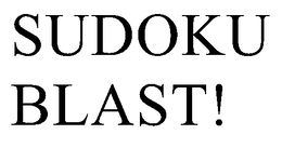 SUDOKU BLAST! trademark