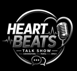 HEART BEATS TALK SHOW REAL CONVERSATIONS. REAL PEOPLE. REAL IMPACT. trademark