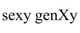 SEXY GENXY trademark