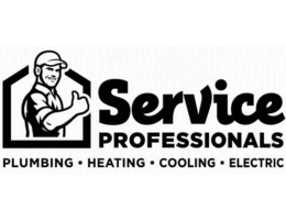 SERVICE PROFESSIONALS PLUMBING · HEATING · COOLING · ELECTRIC trademark