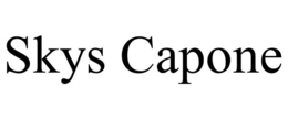 SKYS CAPONE trademark