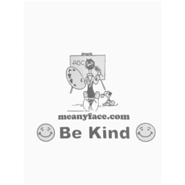 ABC MEANYFACE.COM BE KIND trademark