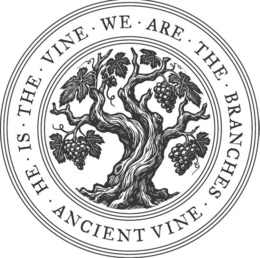 HE IS THE VINE · WE ARE THE BRANCHES · ANCIENT VINE · trademark