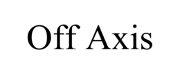 OFF AXIS trademark