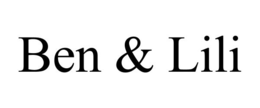BEN & LILI trademark
