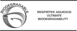 BIODEGRADABLE RESPIRTEK AQUEOUS ULTIMATE BIODEGRADABILITY trademark