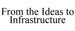 FROM THE IDEAS TO INFRASTRUCTURE trademark