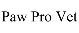 PAW PRO VET trademark