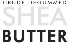 CRUDE DEGUMMED SHEA BUTTER trademark