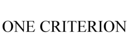ONE CRITERION trademark