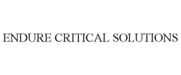 ENDURE CRITICAL SOLUTIONS trademark