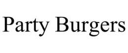 PARTY BURGERS trademark