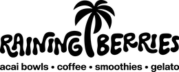 RAINING BERRIES ACAI BOWLS COFFEE SMOOTHIES GELATO trademark