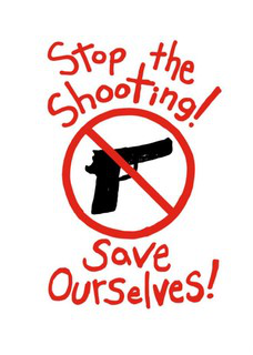 STOP THE SHOOTING! SAVE OURSELVES! trademark