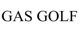 GAS GOLF trademark
