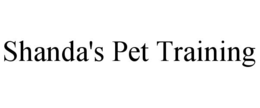 SHANDA'S PET TRAINING trademark