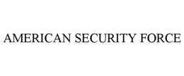 AMERICAN SECURITY FORCE trademark