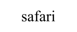 SAFARI trademark