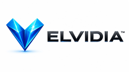 THE MARK CONSISTS OF THE STYLIZED WORDING "ELVIDIA" IN BLACK WITH A STYLIZED GEOMETRIC BLUE LETTER "V" DESIGN POSITIONED TO THE LEFT OF THE WORDING. THE COLORS BLUE, CYAN, BLACK, AND WHITE ARE CLAIMED AS A FEATURE OF THE MARK. trademark