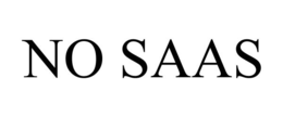 NO SAAS trademark