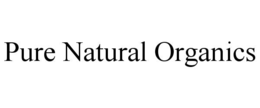 PURE NATURAL ORGANICS trademark