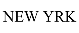 NEW YRK trademark