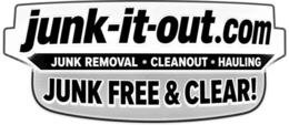 JUNK-IT-OUT.COM JUNK REMOVAL · CLEANOUT · HAULING JUNK FREE & CLEAR! trademark