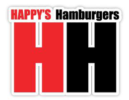 HAPPY'S HAMBURGERS HH trademark