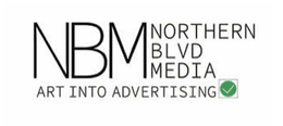 NBM NORTHERN BLVD MEDIA ART INTO ADVERTISING trademark
