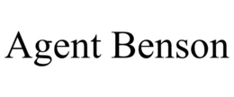 AGENT BENSON trademark