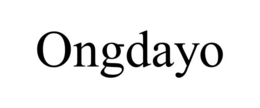ONGDAYO trademark