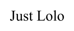 JUST LOLO trademark
