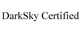 DARKSKY CERTIFIED trademark