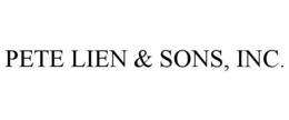 PETE LIEN & SONS, INC. trademark