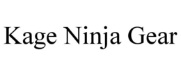 KAGE NINJA GEAR trademark
