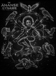 ANANSE GYNAME SPIRIT. WISDOM. FREEDOM. EPEBA (HAWK/FALCON) OSAE (CROW) ADWENE (BAT) DUABO (VULTURE) NKONSONKONSON (BUFFALO/BULL) ODWAMFO (DOG WITH FIRE) OWUSI (LEOPARD) OWUO (PARROT) trademark