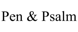 PEN & PSALM trademark