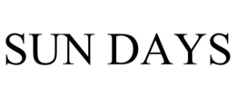 SUN DAYS trademark
