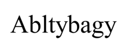ABLTYBAGY trademark