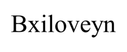BXILOVEYN trademark