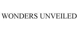WONDERS UNVEILED trademark