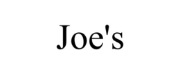 JOE'S trademark