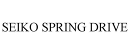 SEIKO SPRING DRIVE trademark