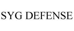 SYG DEFENSE trademark