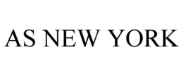 AS NEW YORK trademark