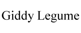 GIDDY LEGUME trademark
