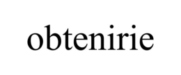 OBTENIRIE trademark