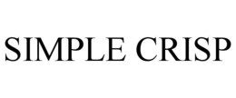 SIMPLE CRISP trademark